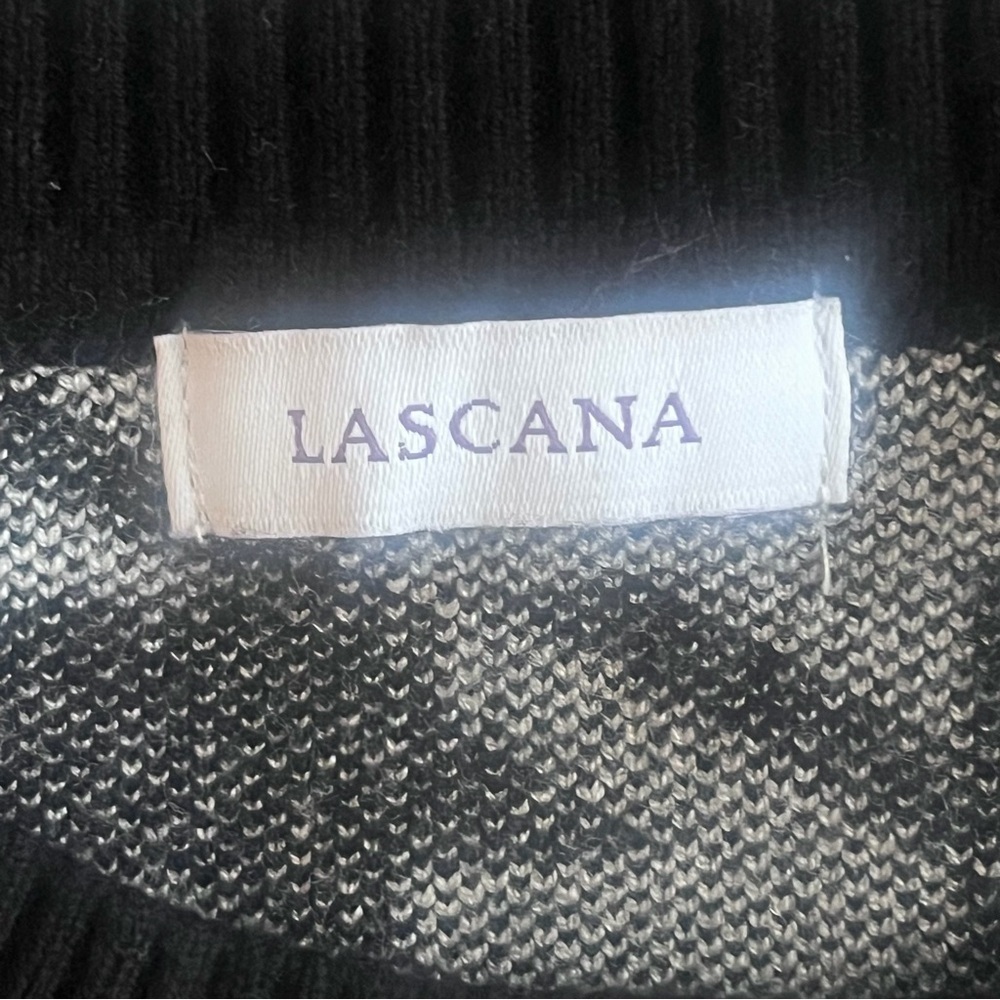 Lascana Sweater Cardigan Black White Houndstooth Womens Small 4/6 - Picture 6 of 10